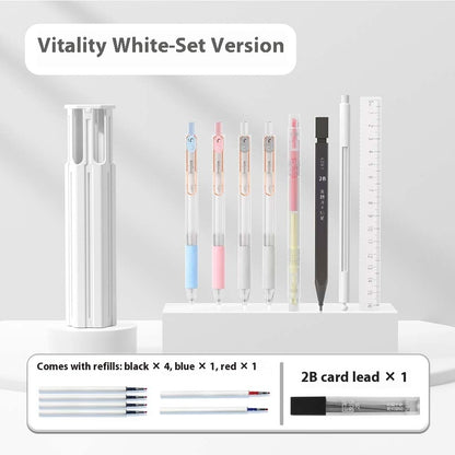 Pressing Pen Suitable For Portable Six Pens Pencil Box Kit