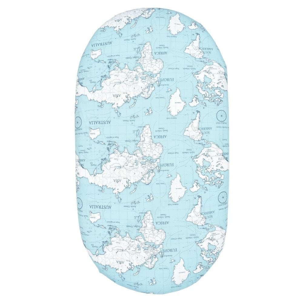 European And American Baby Print Cradle Fitted Cover