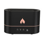 Siming Flame Machine d'aromathérapie Maison Chambre Silencieux Atmosphère Lumière Humidificateur Diffuseur de Flamme Décoration Intérieure