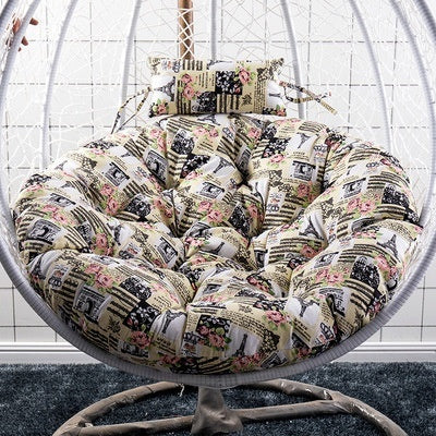 Swing Bird Nest Rattan Chair Removable And Washable Round Cradle Chair Cushion
