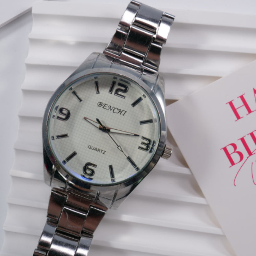 Men's Steel Belt Quartz Sports Watch