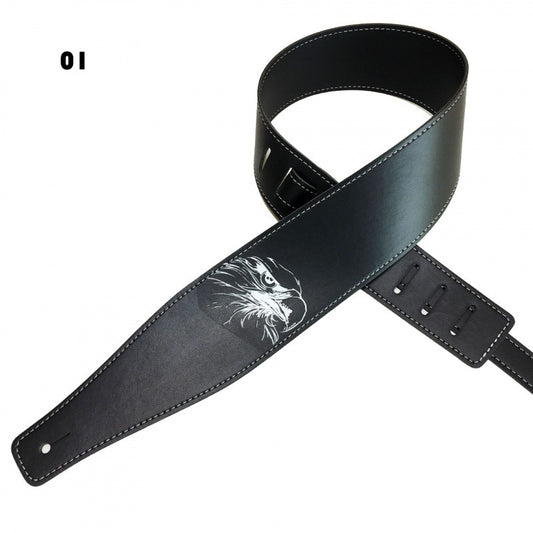 Bandoulière pour guitare folk avec impression couleur, accessoires pour instruments de musique