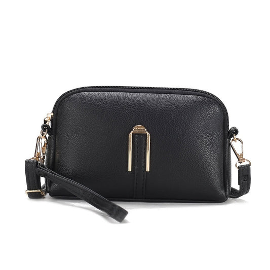Sac messager simple pour téléphone portable de couleur unie pour femme