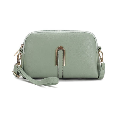 Sac messager simple pour téléphone portable de couleur unie pour femme