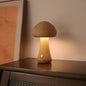 Veilleuse LED en bois en forme de champignon avec interrupteur tactile, idéale pour la chambre d'un enfant ou comme veilleuse décorative