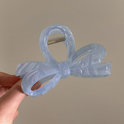 Ice Bowknot Barrettes Women's High-grade Sense
