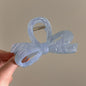 Ice Bowknot Barrettes Women's High-grade Sense