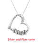 Personalized Heart Necklaces Women Jewelry Custom Name Necklaces & Pendants Mothers Day Gift